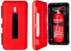 PVC защитна кутия за 6кг прахов пожарогасител