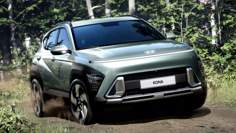 Hyundai Kona 2024 идва с изключително добър външен вид и ДВГ, Hybrid, Eлектрическо задвижване