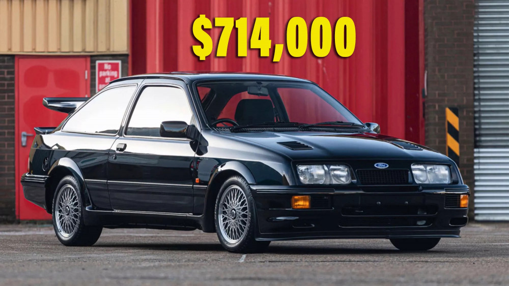 Ford Sierra Cosworth от 1980 г. бе продаден на търг за рекордните $714 000