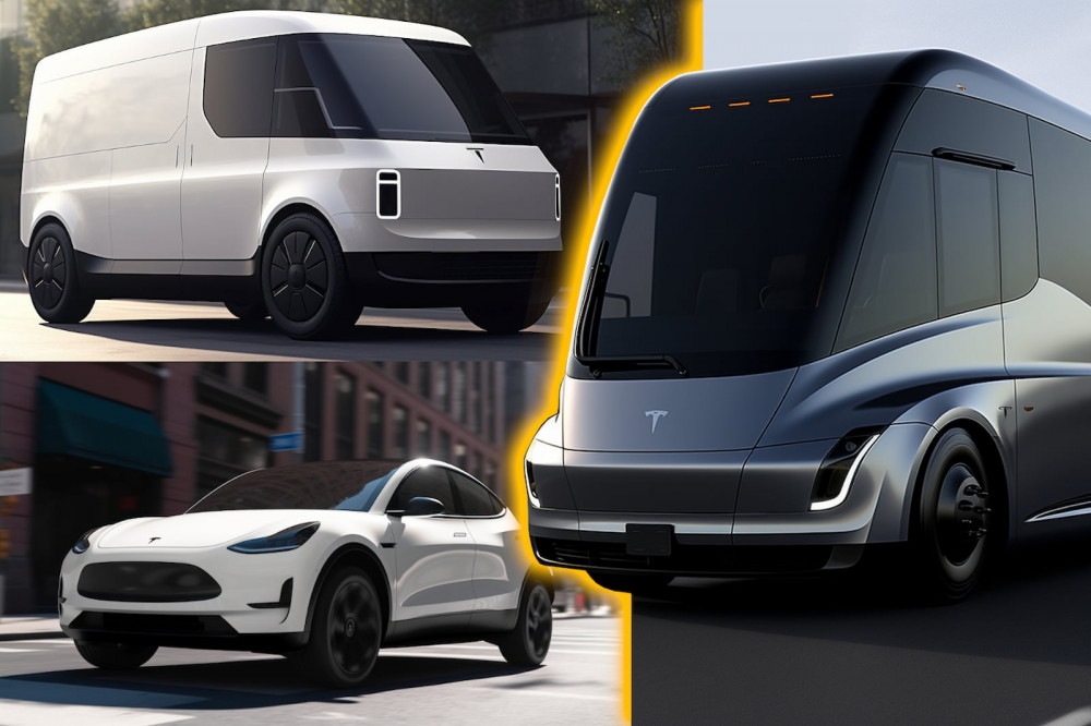 TESLA потвърди пускането на Tesla Van, Tesla Bus и Tesla 2