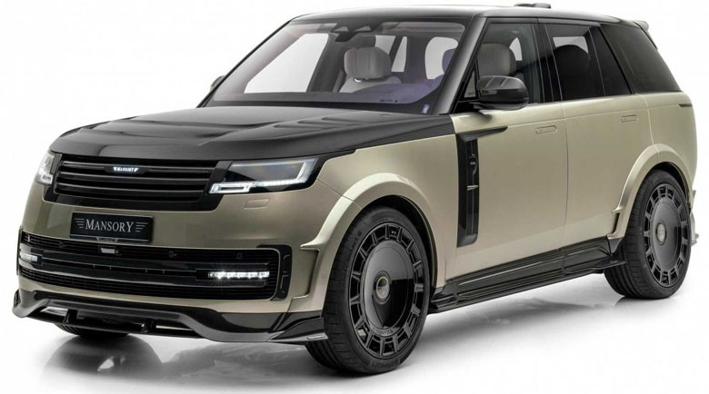 Много карбон и 611 конски сили за Range Rover от Mansory