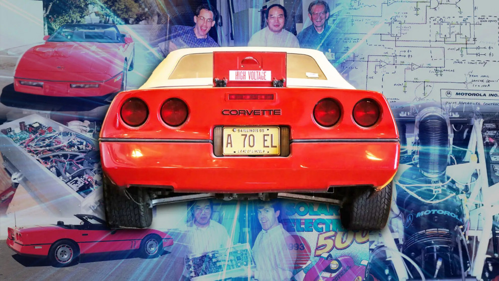 Революцията на електрически спортни автомобили започва през 1993г. с Corvette създаден от … Motorola
