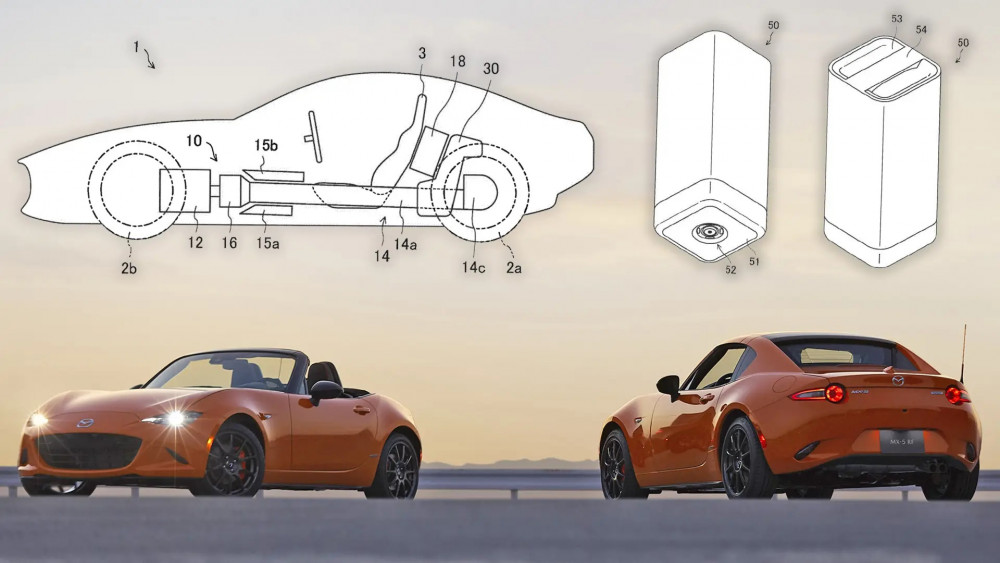 Mazda разработва спортен модел с хибридно задвижване от роторно задвижване и сменяеми батерии