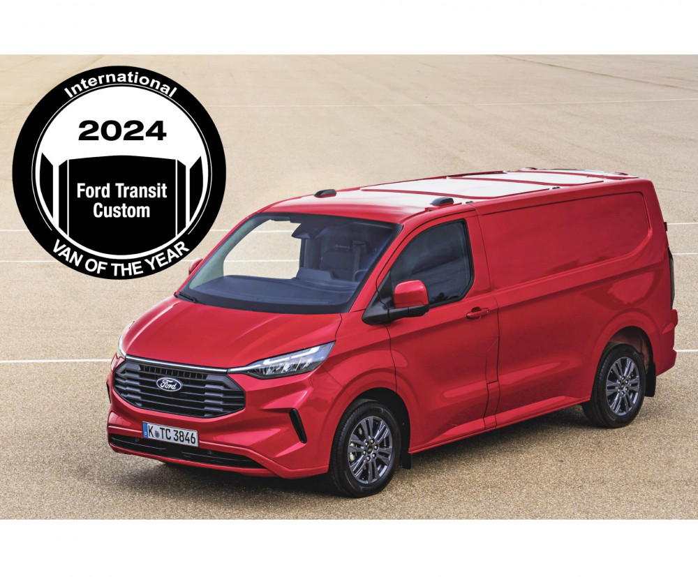 Ford Transit Custom печели наградата Международен ван на годината 2024 г