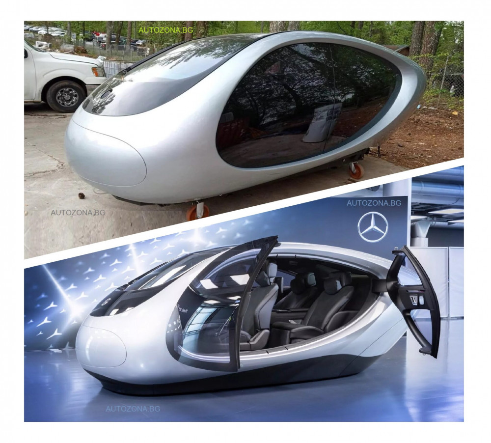 ВИДЕО: Футуристичен концептуален Mercedes е намерен в сметището на Атланта