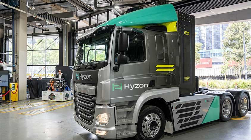 Hyzon отбелязва навлизането на САЩ с първата търговска доставка на камион с горивни клетки