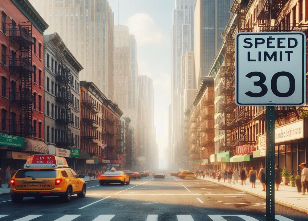 Ограничението на скоростта по улиците на Ню Йорк ще се намали до 30км/ч