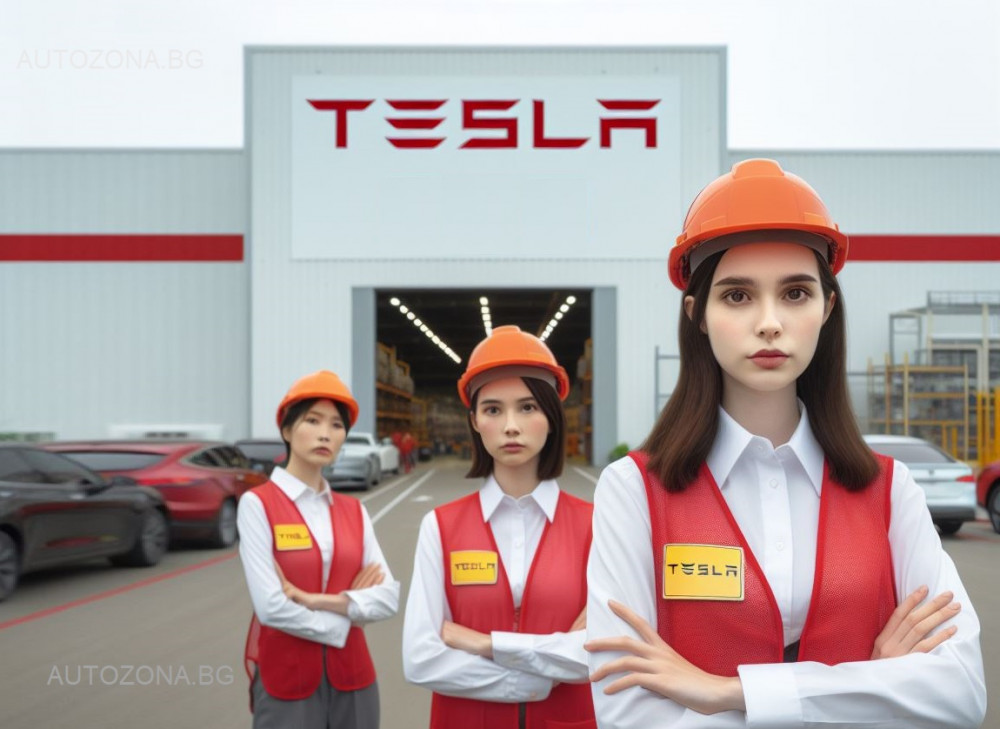 Работници на Tesla разбрали, че са уволнени, когато охраната не ги пуснала на работа