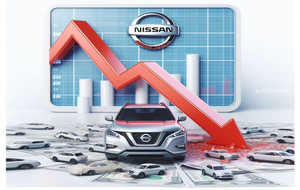 Nissan намалява прогнозата за годишната оперативна печалба с 14,5% поради пониските продажби