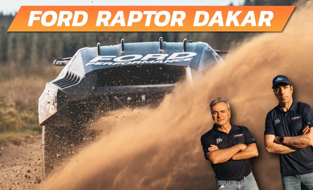 Ford Raptor Dakar не прилича на нито един сериен пикап и Карлос Сайнц ще го кара