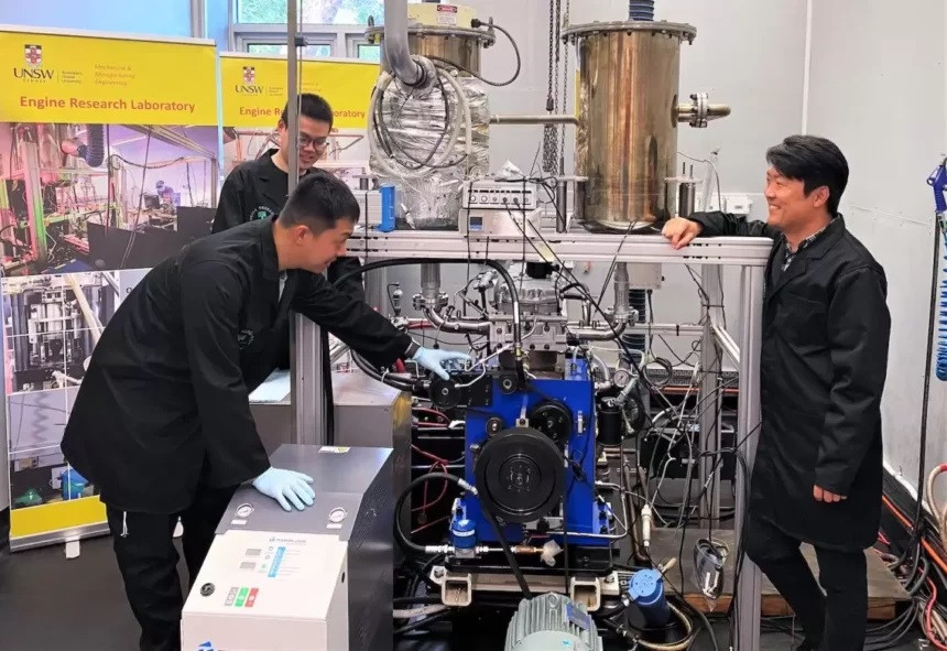 Инженери от Университета на Нов Южен Уелс преобразуваха дизелов двигател във водородно-дизелов хибрид