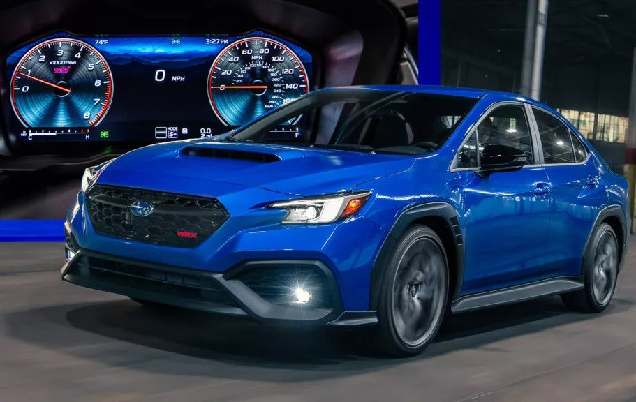 2025 Subaru WRX tS получава нови цифрови измервателни уреди и активно STI-окачване