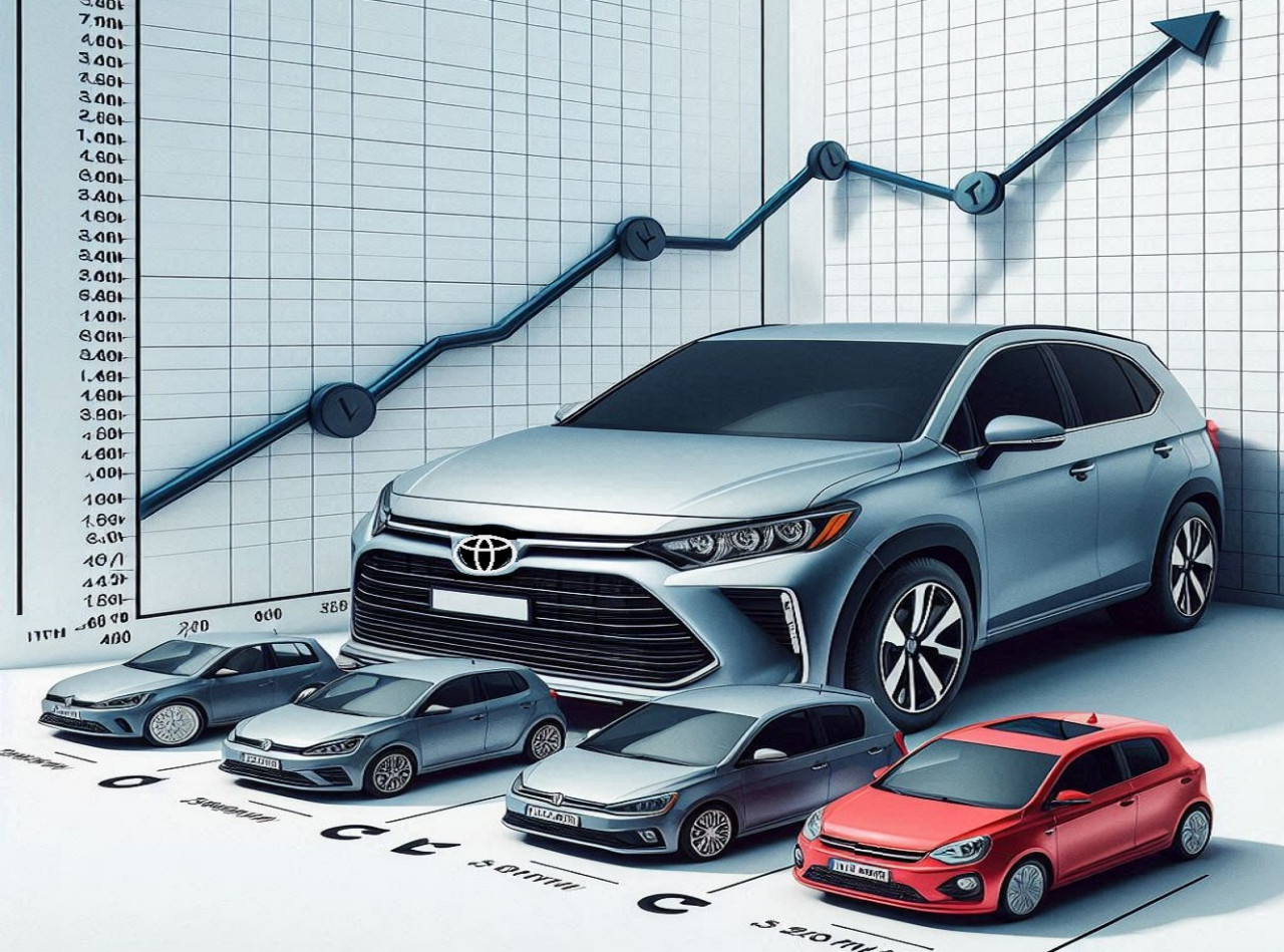 За 2023 година най-много коли е продала отново Toyota, следвана от VW Group и Hyundai-Kia