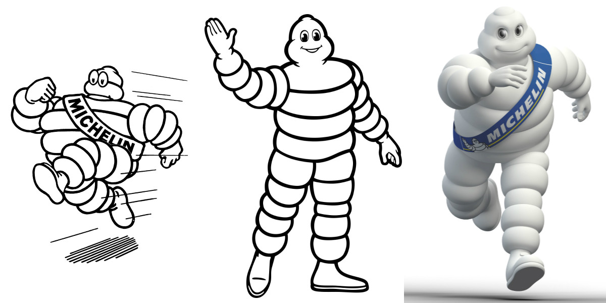 Оригиналният Michelin Man от 1898 г.