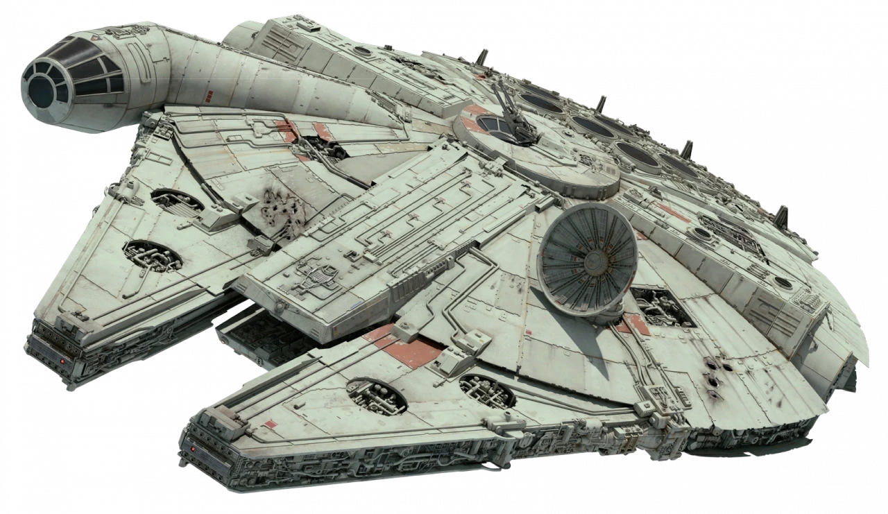 Как оригиналният Millennium Falcon беше построен с части от моделни състезателни коли