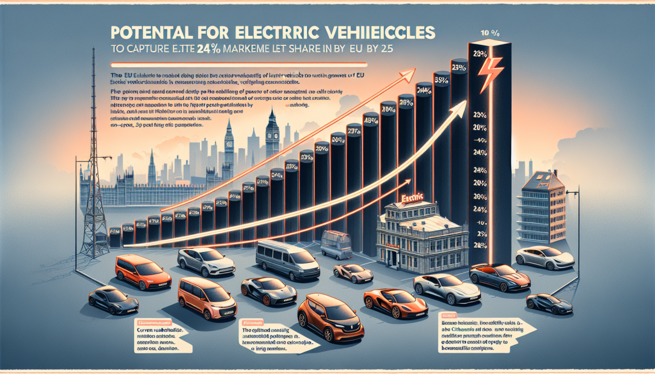 Електромобили с потенциал за 24% пазарен дял в ЕС до 2025 г.
