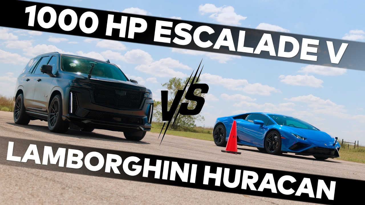 Hennessey H1000 Escalade-V: мощен SUV с тегло 2800 кг, който се състезава с Lamborghini Huracan