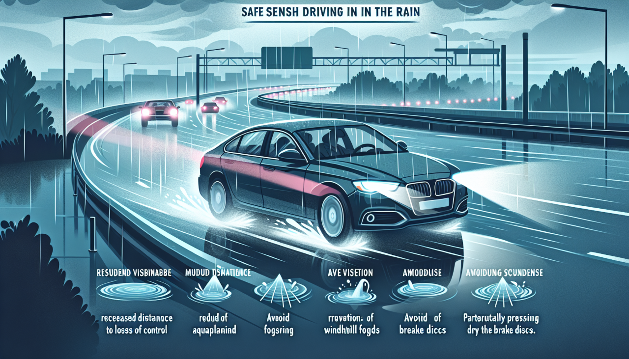 Как да шофирате безопасно и уверено по време на дъжд: полезни съвети