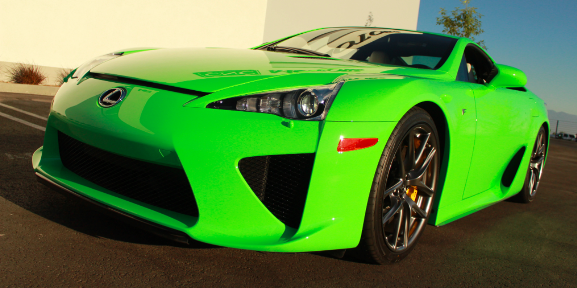 Lexus Green LFA: уникалният суперавтомобил в зелено