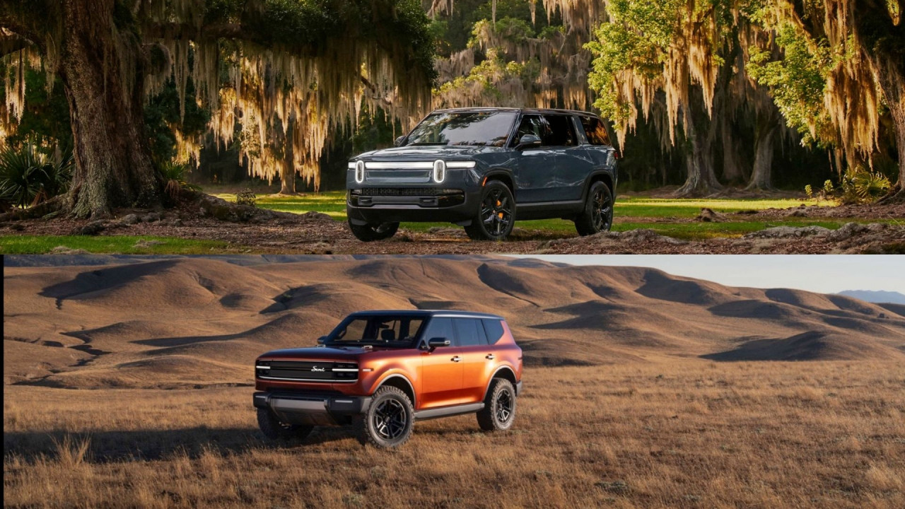 Scout Traveler срещу Rivian R1S: Сравнение на офроуд електрически SUV с нови спецификации и уникални възможности