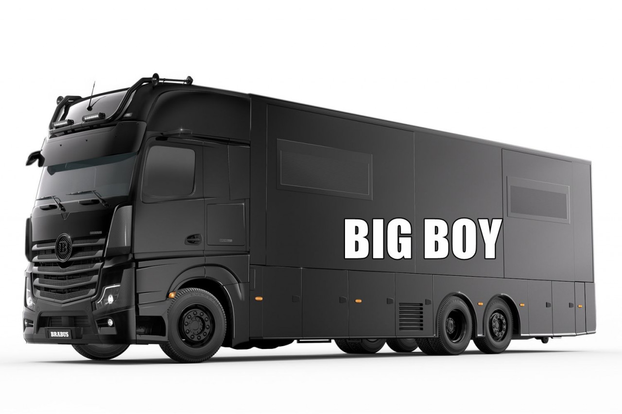 Brabus представя революционния Big Boy 1200: Луксозен кемпер с 320 кв. м. пространство!