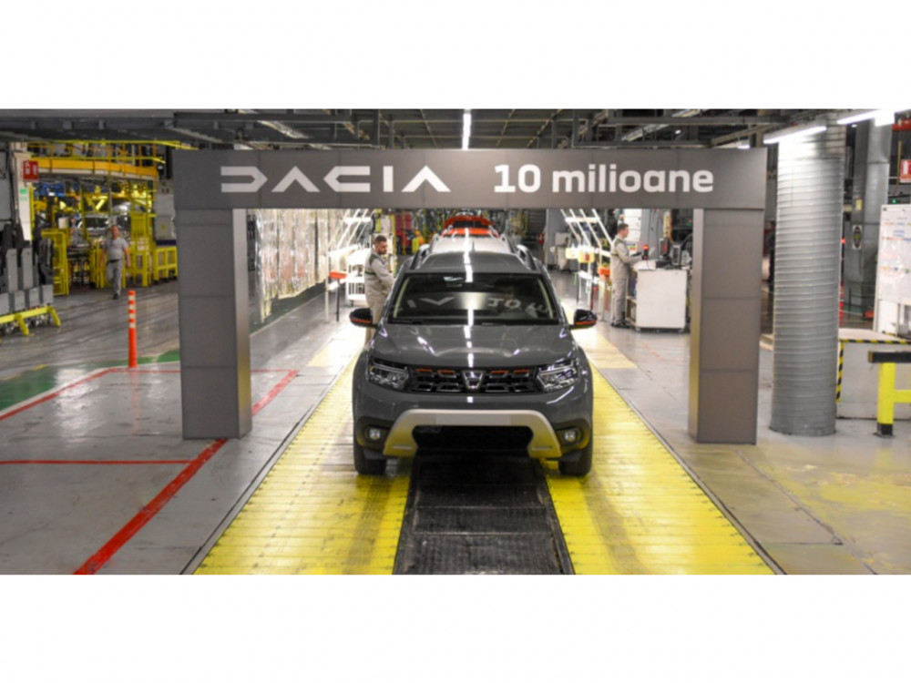 Dacia произведе своят 10 милионен автомобил