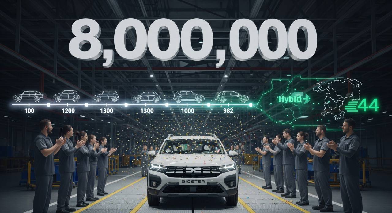 Dacia достигна 8 милиона произведени автомобила в Миовени Dacia достигна 8 милиона произведени автомобила в Миовени