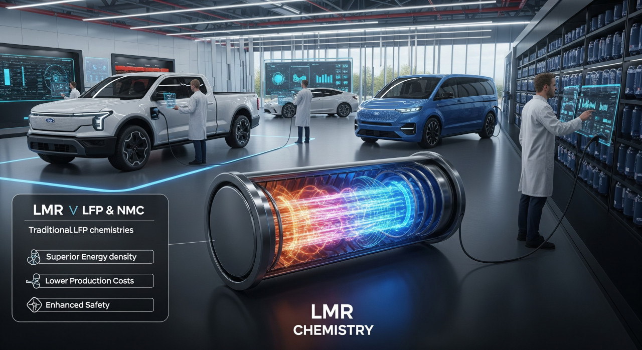 Ford развива нова батерия за бъдещи електромобили