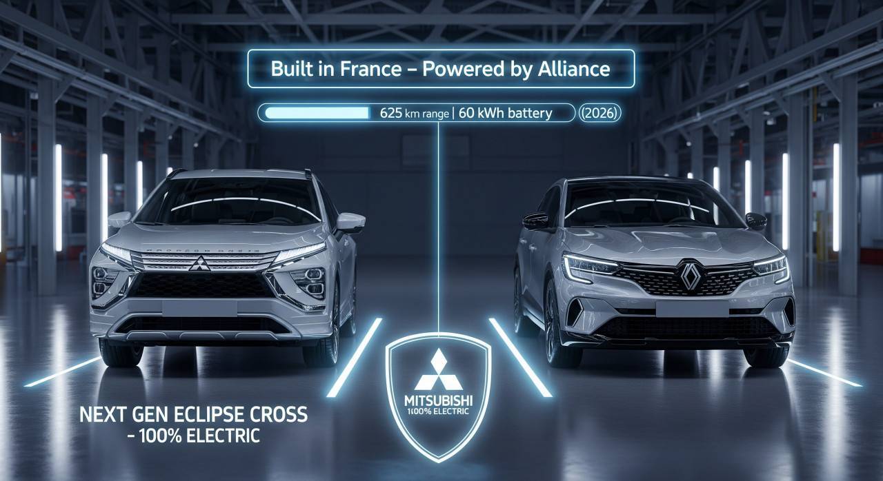 Mitsubishi Eclipse Cross или Renault Scénic в японска версия Mitsubishi Eclipse Cross или Renault Scénic в японска версия