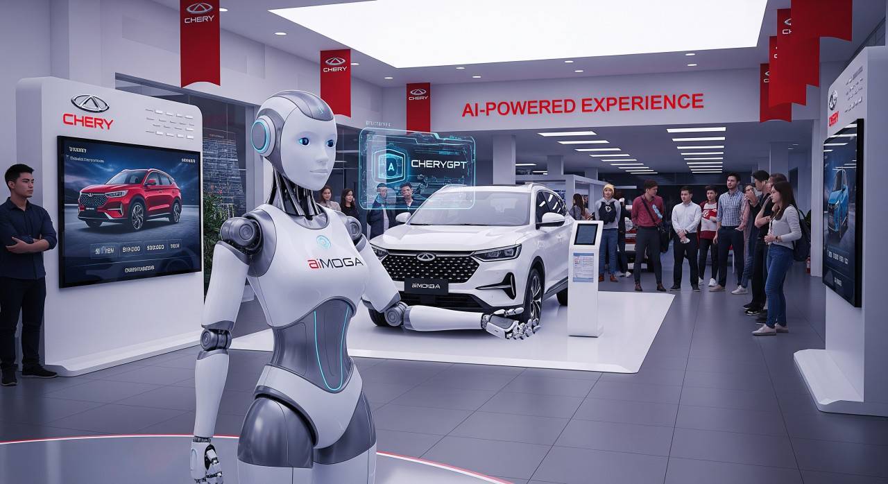 Роботите заменят традиционните търговци в автосалоните на Chery Роботите заменят традиционните търговци в автосалоните на Chery