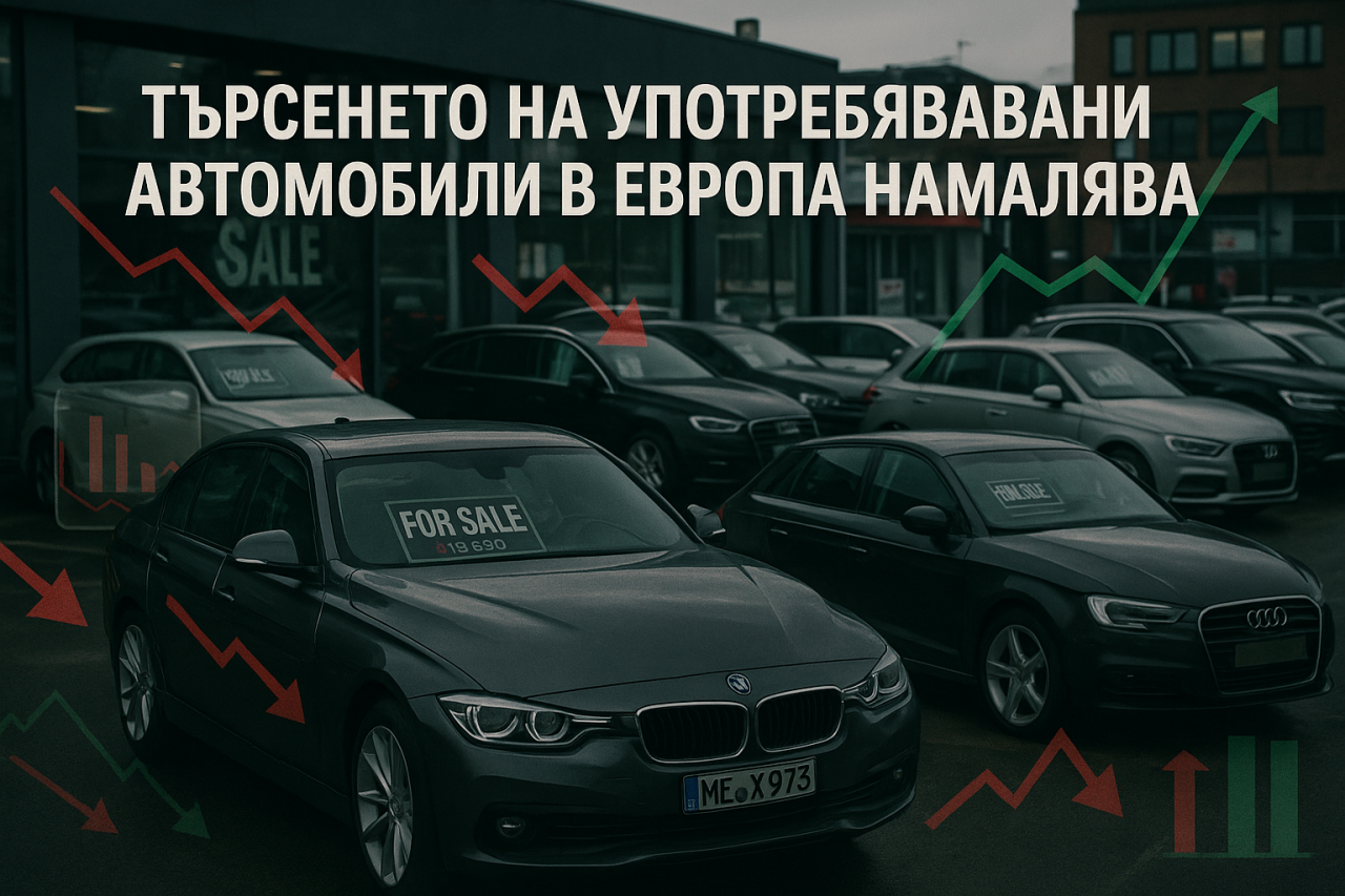 Спад в търсенето на употребявани автомобили през май Спад в търсенето на употребявани автомобили през май