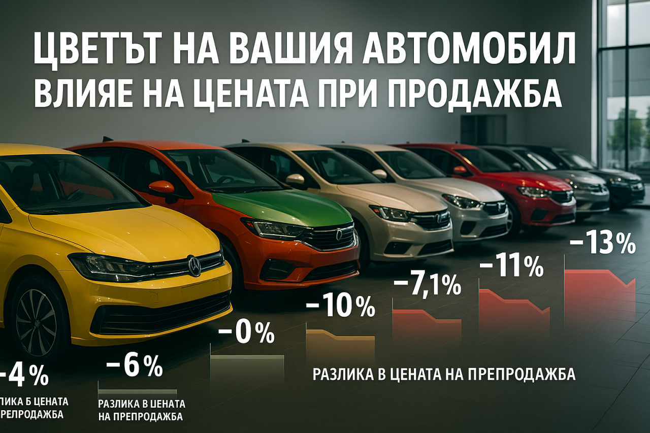 Как цветът на автомобила определя цената му? Как цветът на автомобила определя цената му?