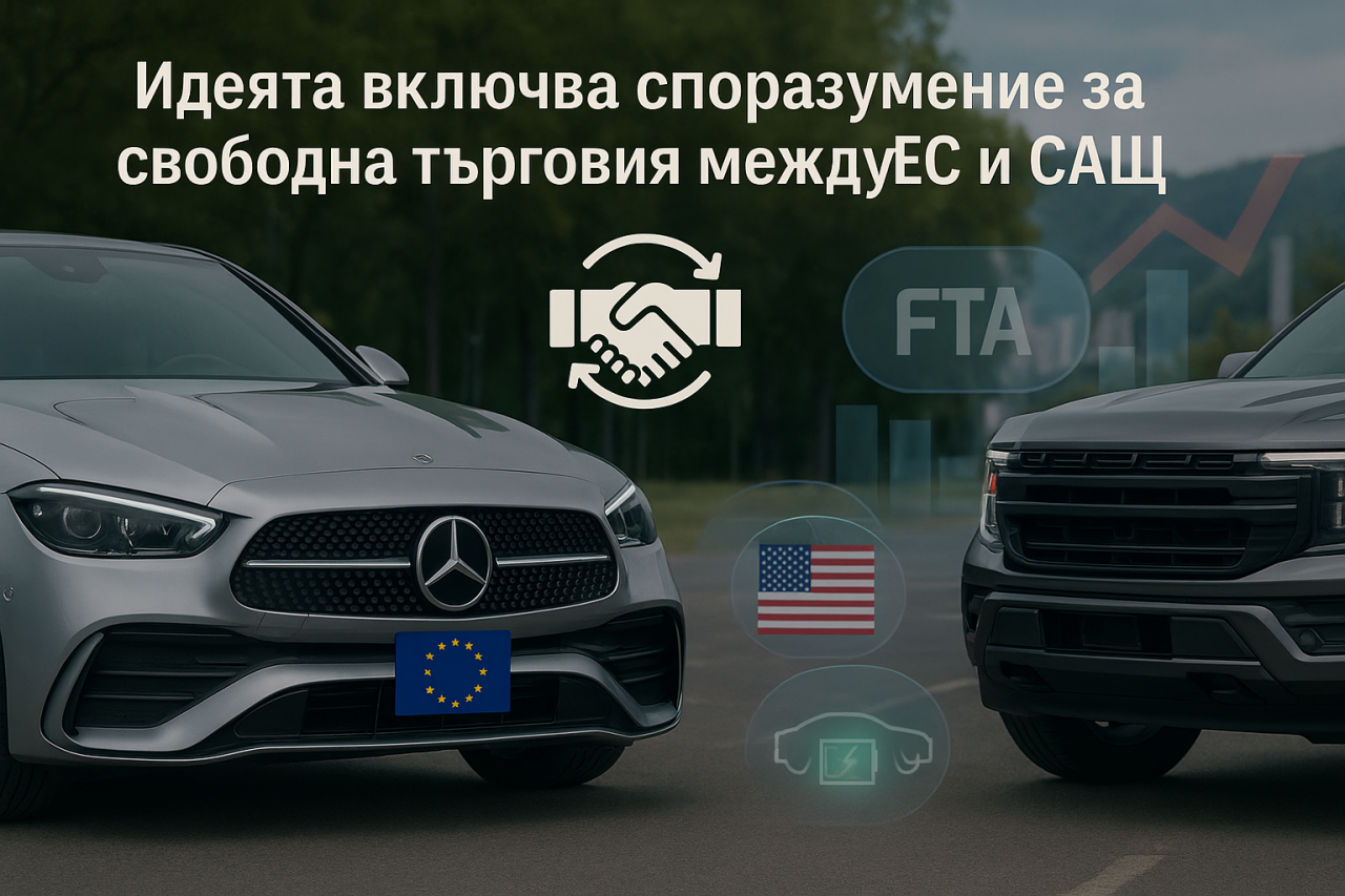 Mercedes предлага безмитен внос на американски автомобили в Европа Mercedes предлага безмитен внос на американски автомобили в Европа