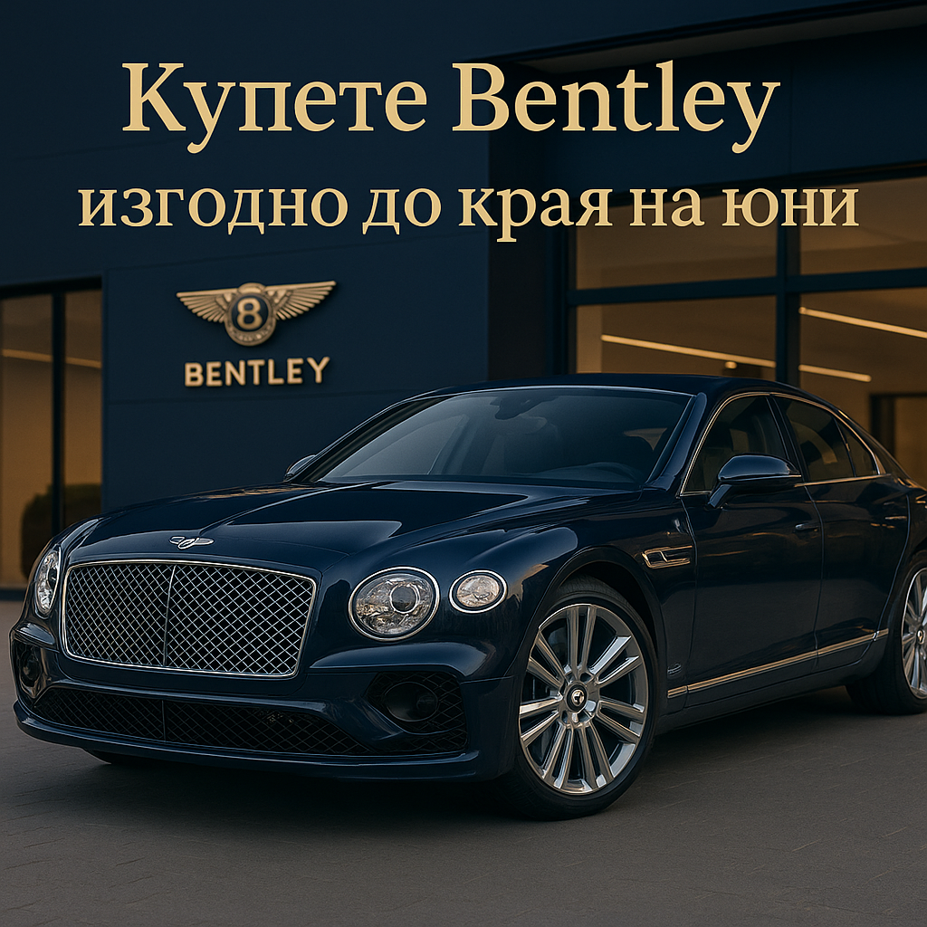 Bentley предлага автомобили на Bentley предлага автомобили на