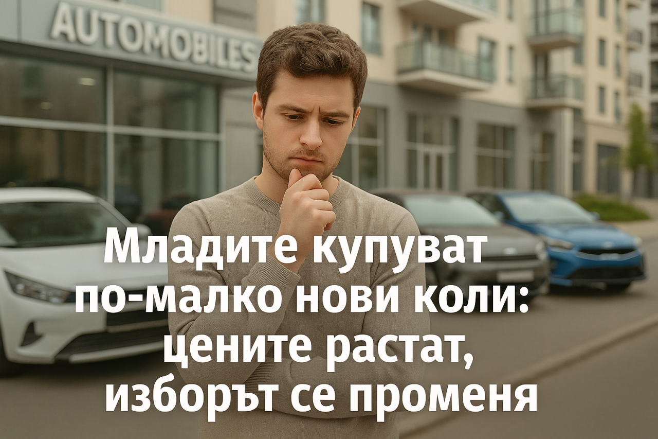 Младите хора купуват по-малко нови коли Младите хора купуват по-малко нови коли