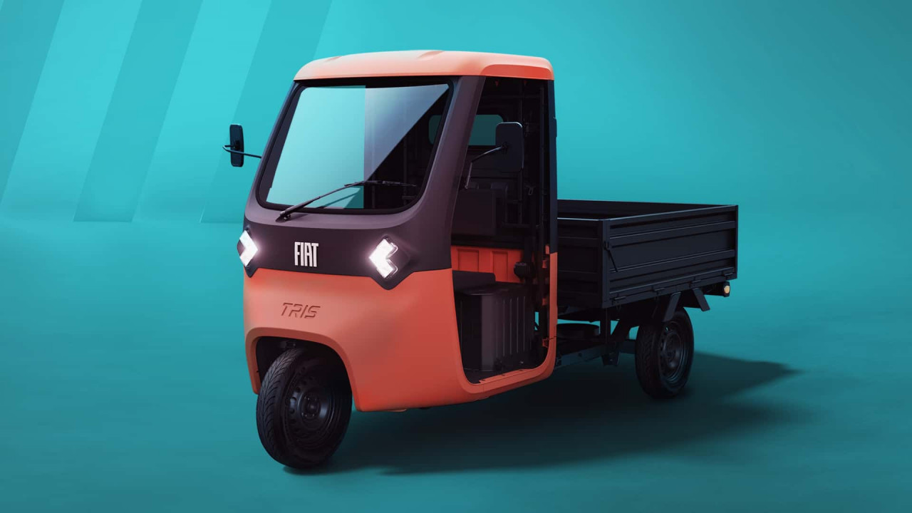 Първата електрическа триколка на Fiat е странно симпатична
