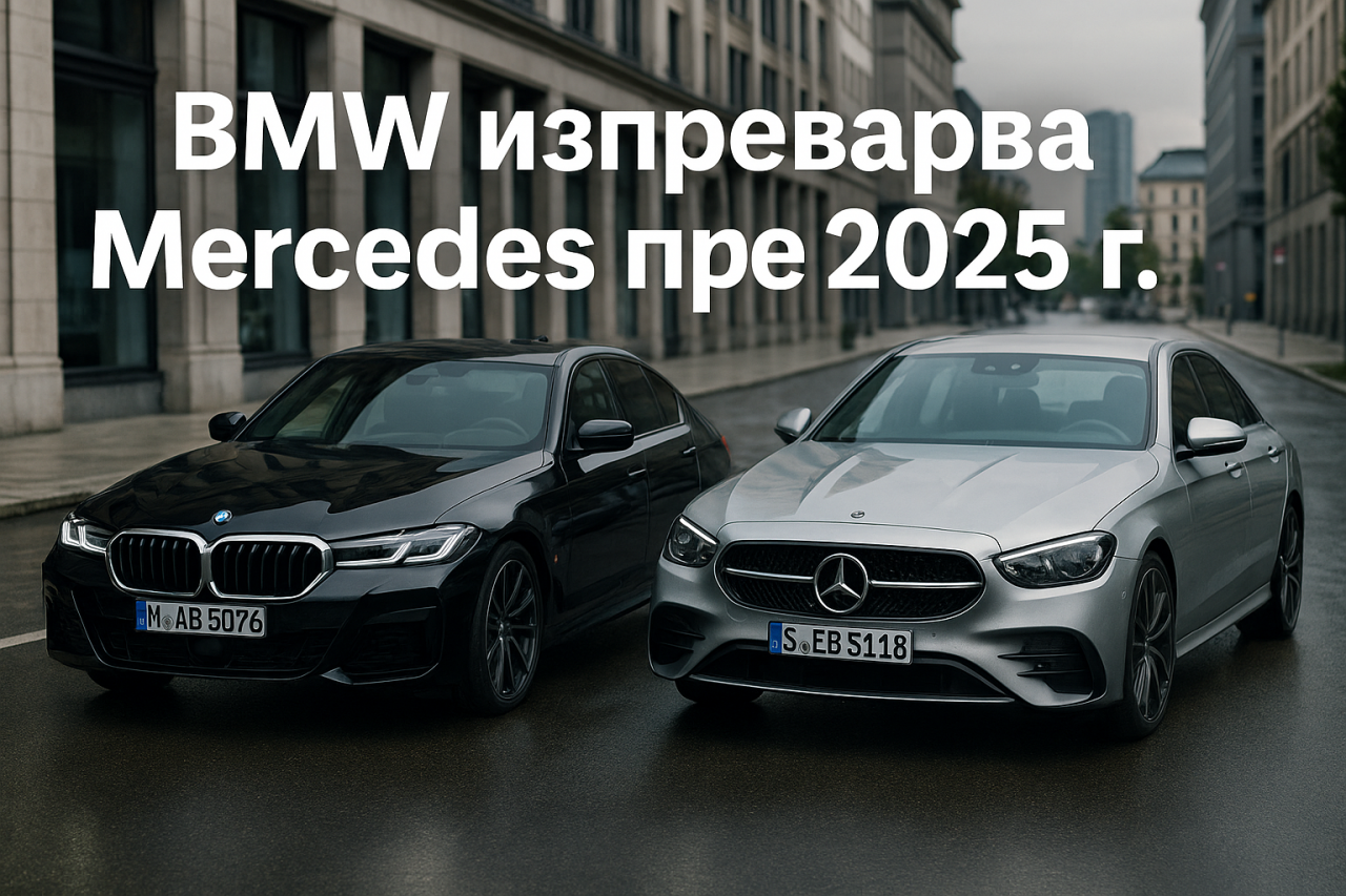 BMW 5-та серия доминира в Европа BMW 5-та серия доминира в Европа
