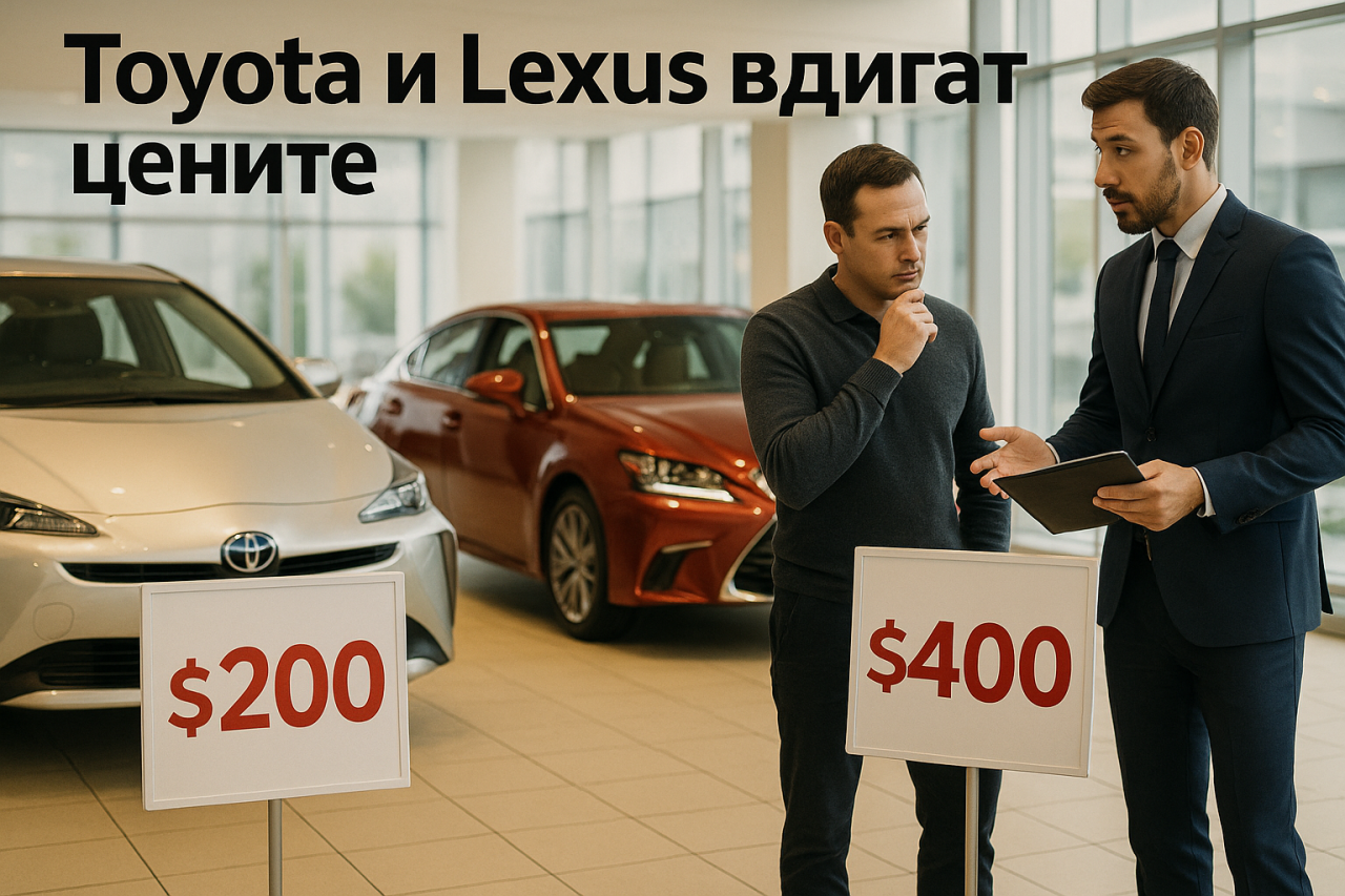 Toyota и Lexus ще повишат цените на автомобилите от юли Toyota и Lexus ще повишат цените на автомобилите от юли