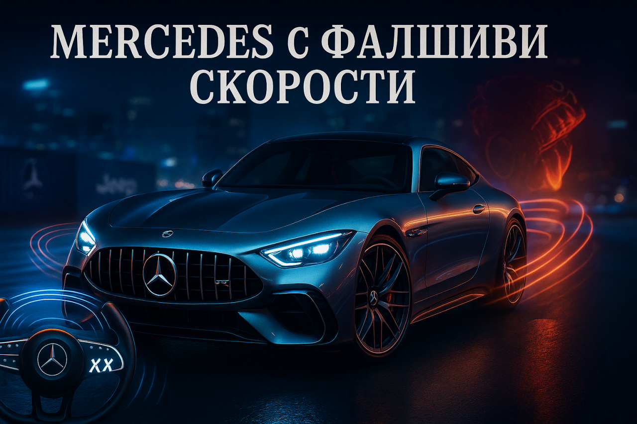 Mercedes въвежда фалшиви превключватели на скоростите