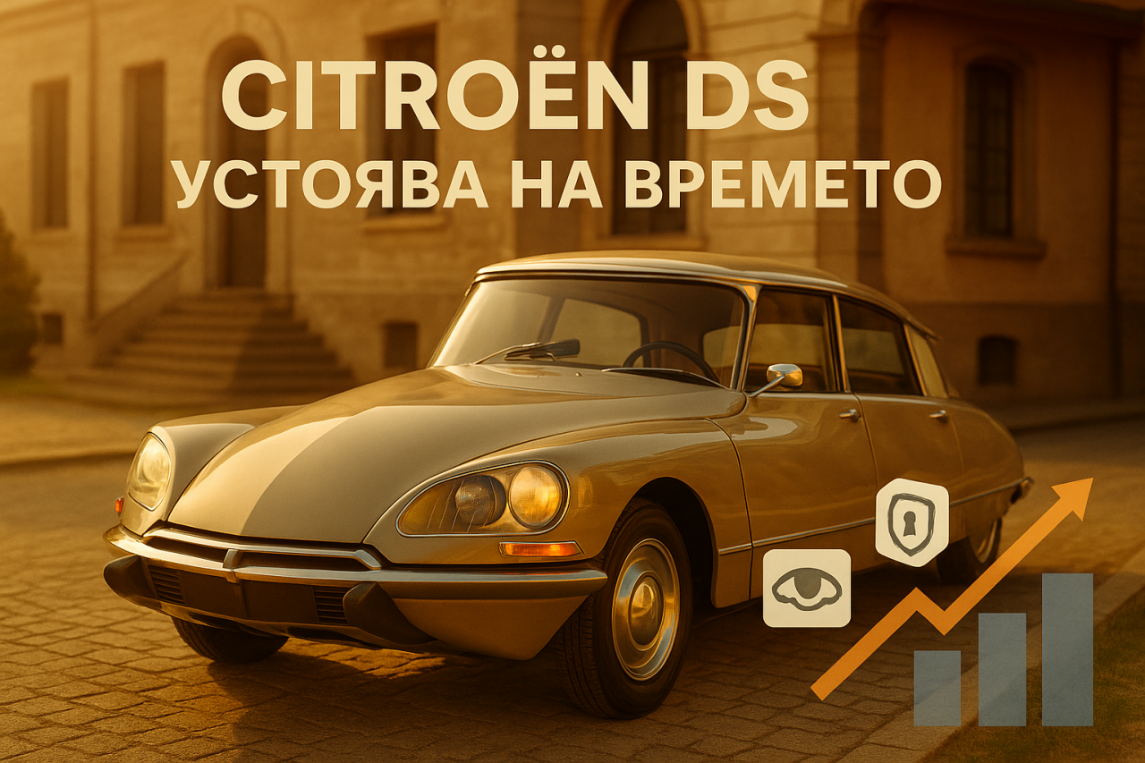 Защо Citroën DS все още изглежда като от бъдещето Защо Citroën DS все още изглежда като от бъдещето