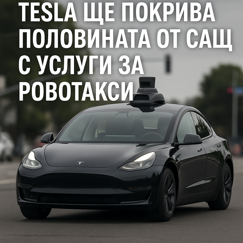 Илон Мъск прави ново изключително твърдение за услугата за роботакси на Tesla
