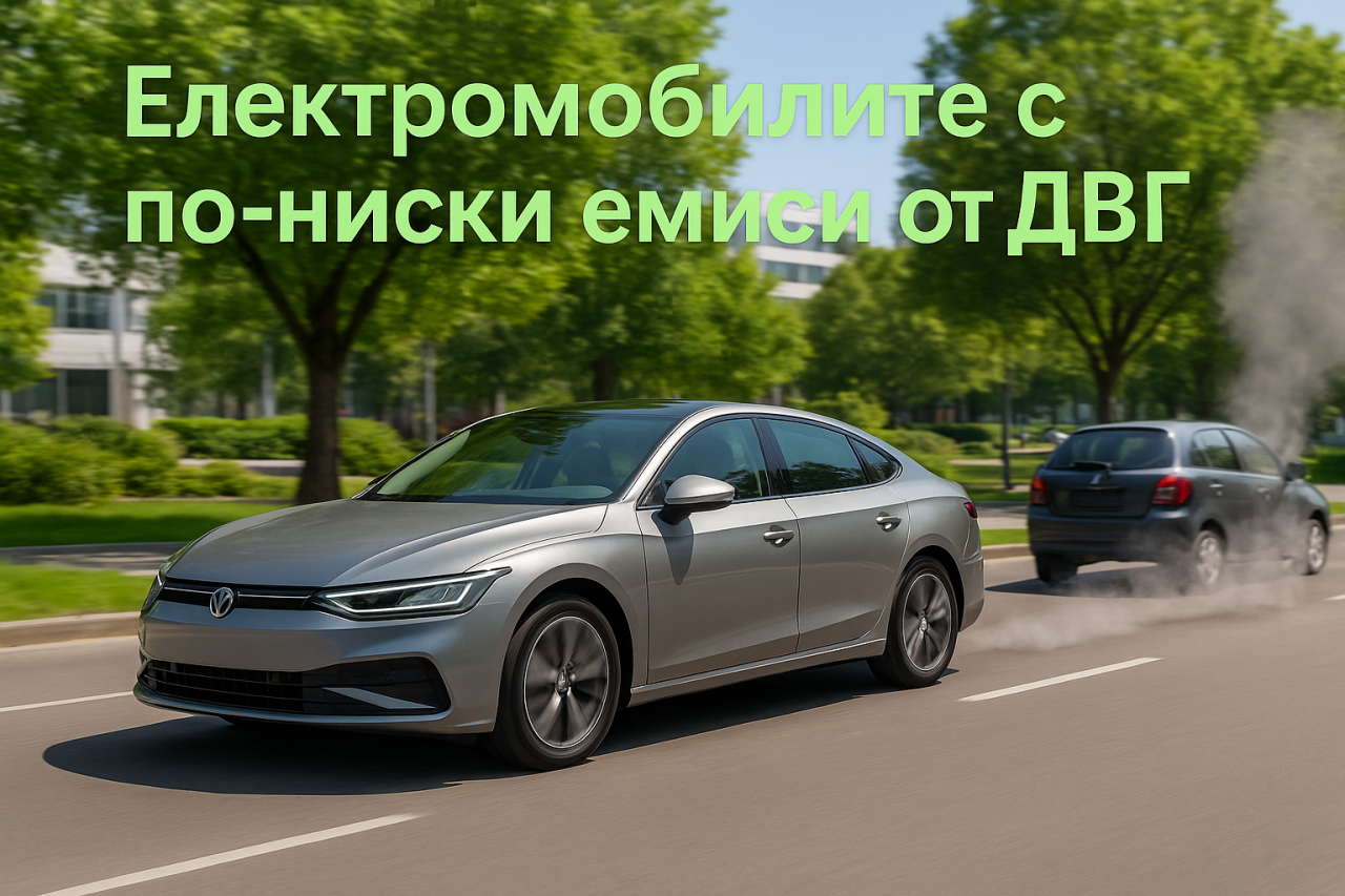 Ново проучване: Eлектромобилите произвеждат по-малко общи емисии Ново проучване: Eлектромобилите произвеждат по-малко общи емисии