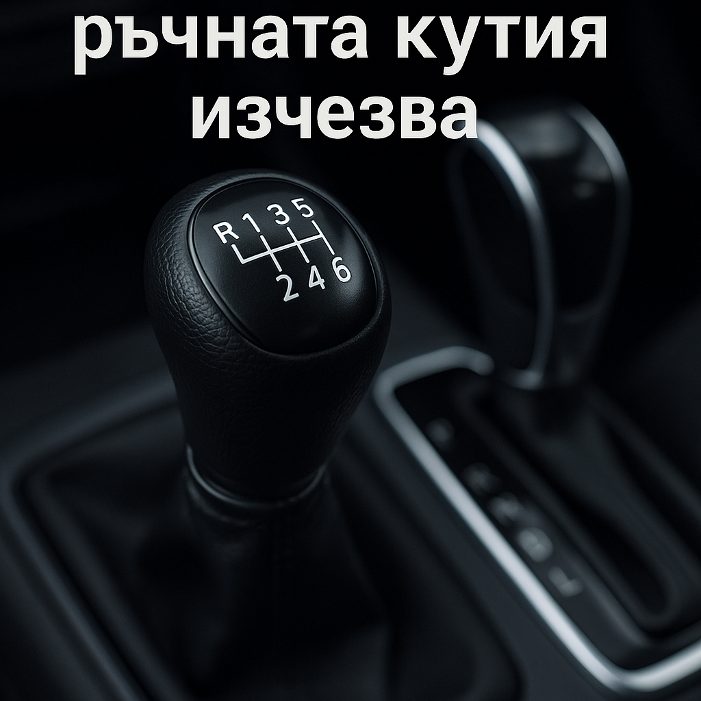 Ръчната скоростна кутия изчезва Ръчната скоростна кутия изчезва
