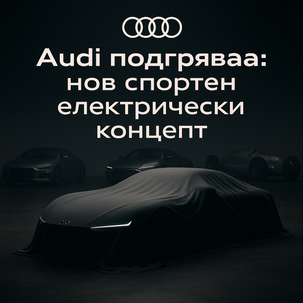 Audi загатва нов електрически спортен модел в Мюнхен Audi загатва нов електрически спортен модел в Мюнхен