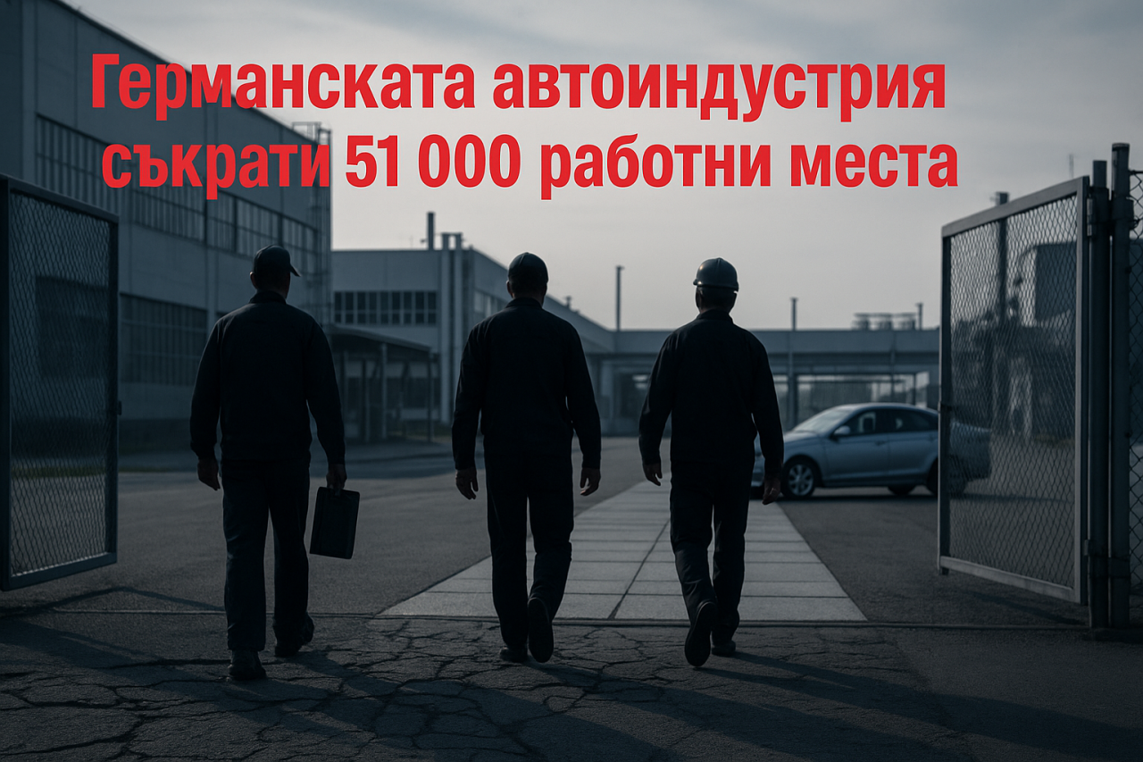 Германската автоиндустрия съкрати 51 000 работни места за година Германската автоиндустрия съкрати 51 000 работни места за година