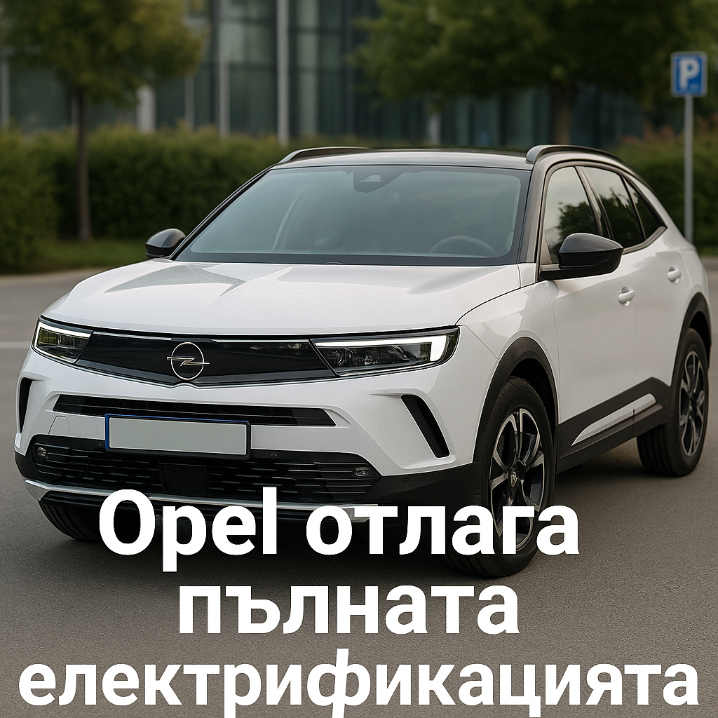 Opel отлага прехода към изцяло електрически автомобили Opel отлага прехода към изцяло електрически автомобили