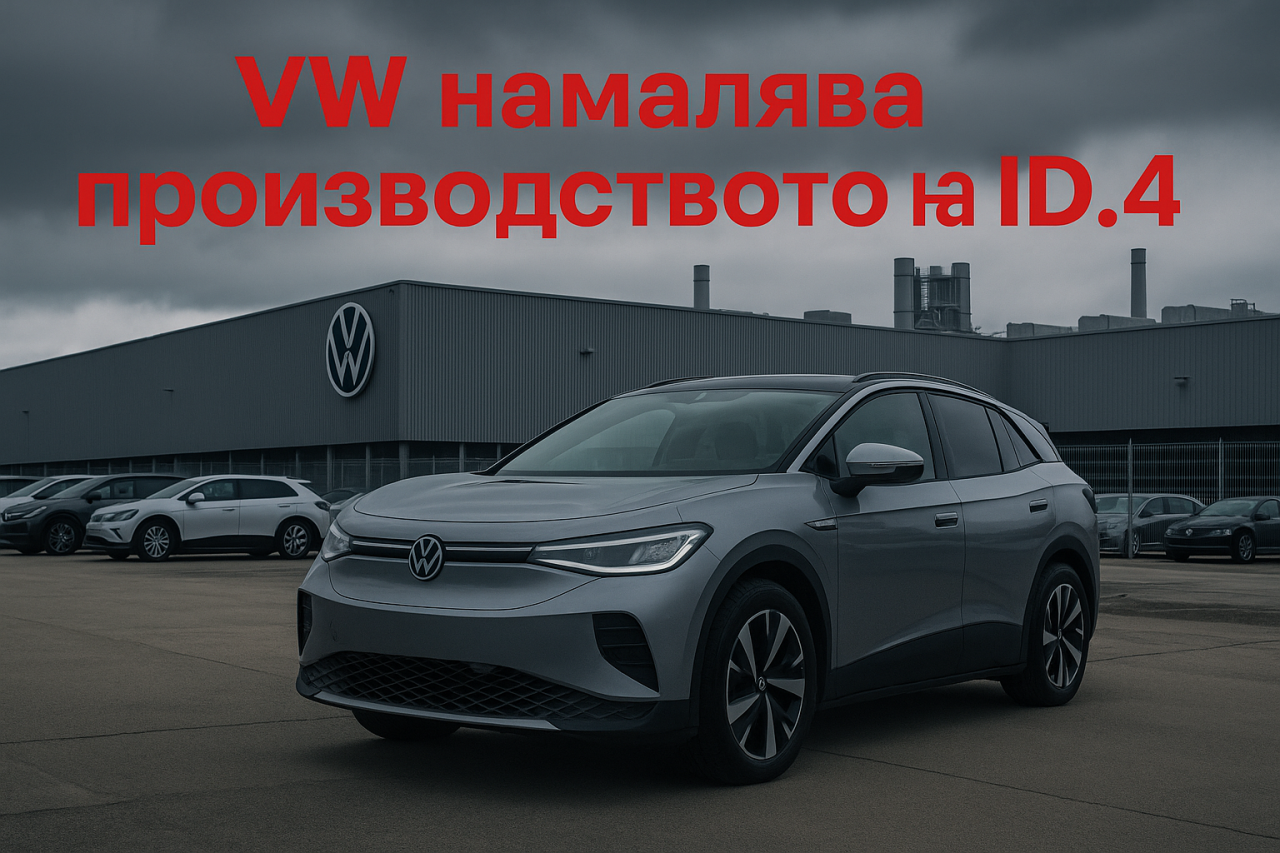 Намаляващите продажби принуждават VW да свие производството на своя съперник на Model Y Намаляващите продажби принуждават VW да свие производството на своя съперник на Model Y