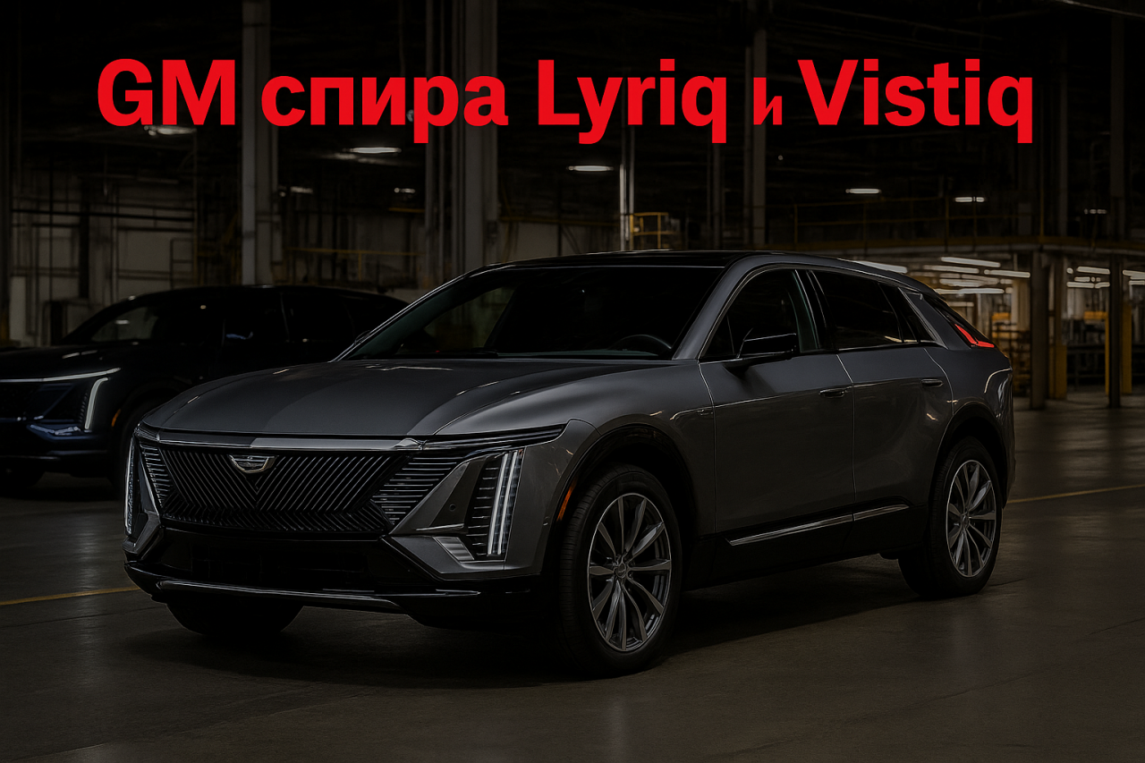 GM временно спира производството на Lyriq и Vistiq въпреки рекордните продажби на електромобили