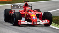 Състезателният болид F2001b на Михаел Шумахер отива на търг