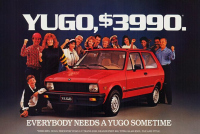САЩ, 1986 г.: Купуваш нов Cadillac, получаваш Zastava Yugo безплатно
